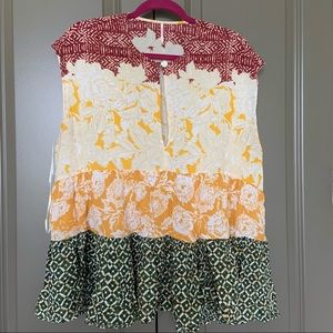 Free People Layered Smock Tunic